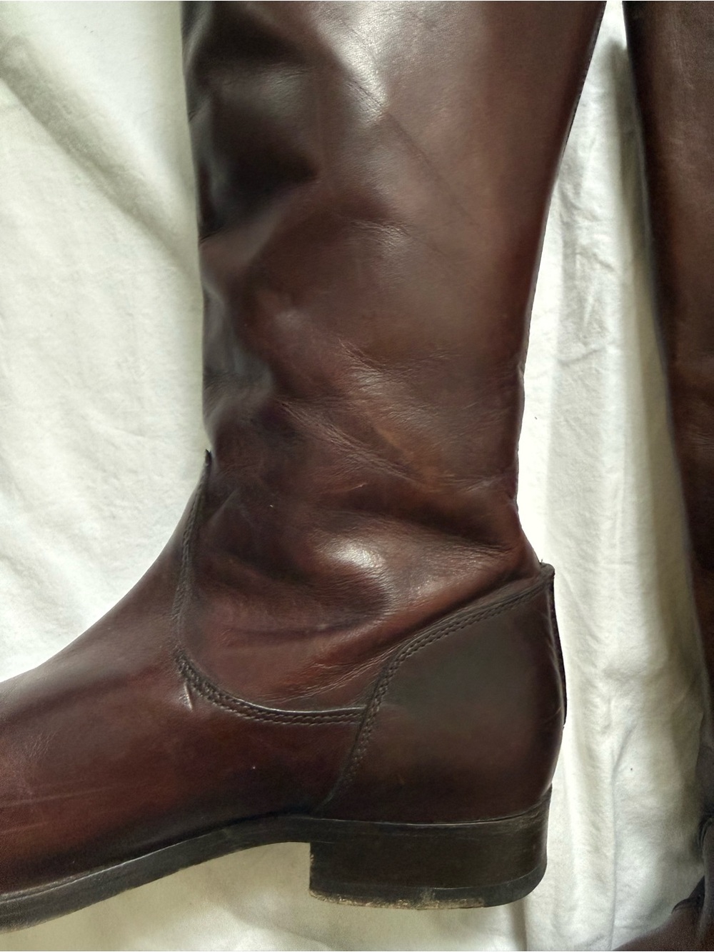 Frye Tall Leather Riding Boots - Brown - Picture 7 of 16